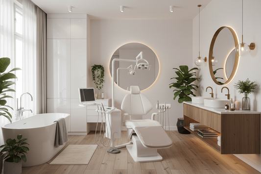 Smivox ultrasonic tartar remover safely cleaning plaque buildup at home — dentist-founded device for healthy enamel.