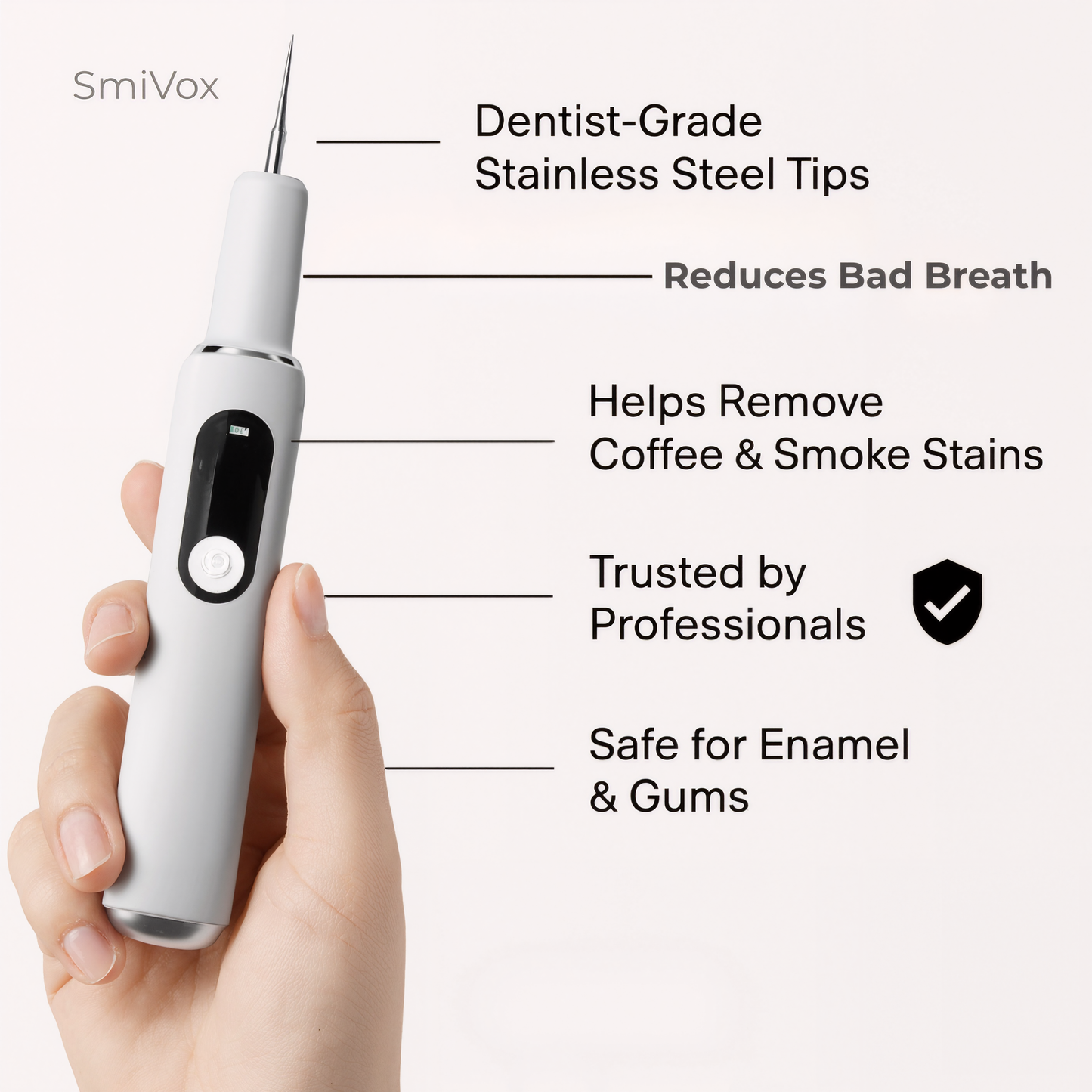 SmiVox SmiSonic Home Teeth Cleaner