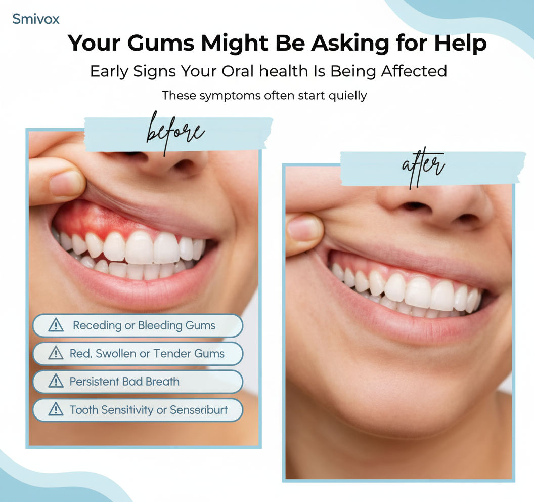 SmiVox™ SmiHeal Gum & Periodontal Light Therapy Device, Results in 14 days